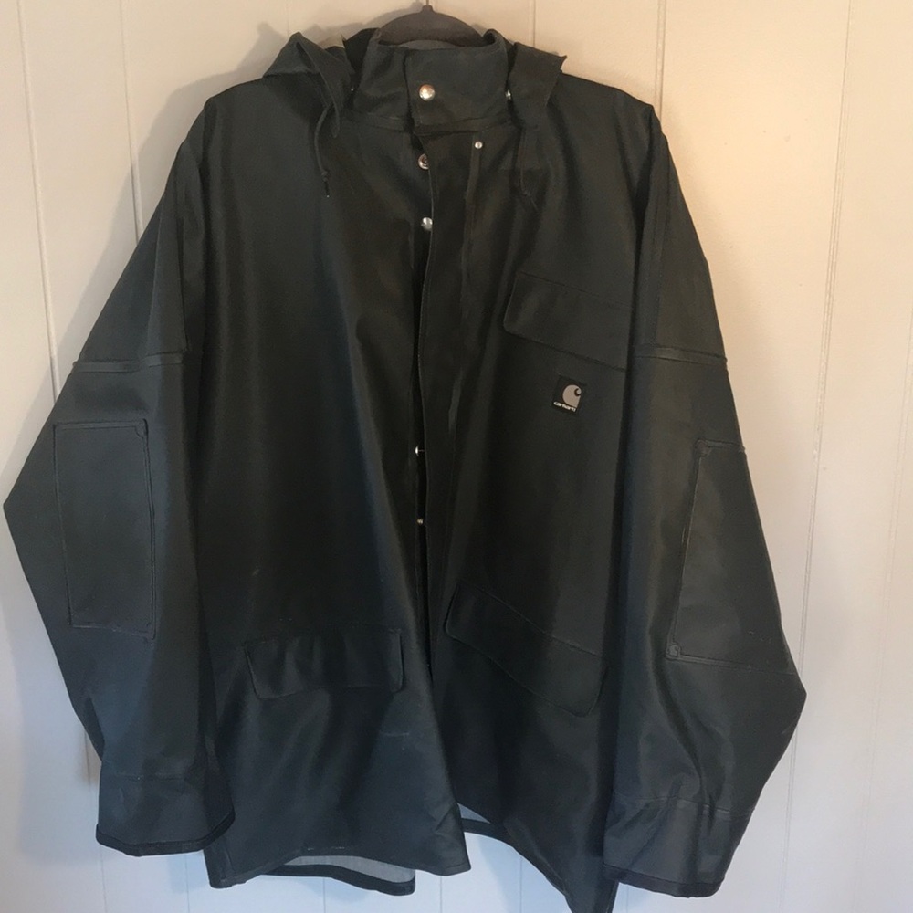 Carhartt heavy duty mens rain jacket